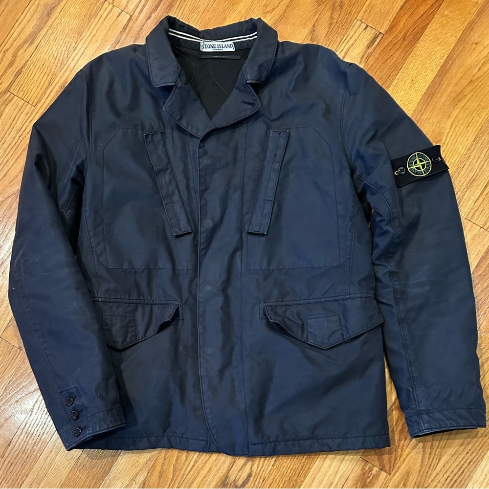 Stone Island Dark Blue Military Jacket